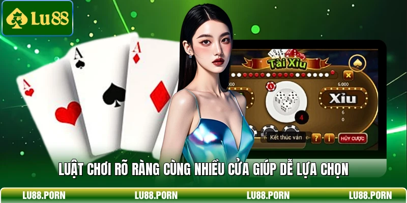 Sicbo LU88 - Bí Quyết Chơi Dễ Thắng, Tỷ Lệ Cao 2026 3 Luật chơi rõ ràng cùng nhiều cửa giúp dễ lựa chọn
